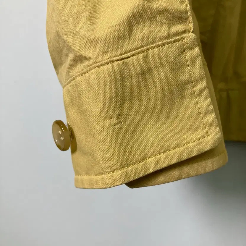 Burberry Cotton Blue Jacket, Used with One Button Missing thumbnail 10