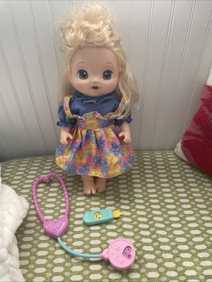 Baby Alive Soft Face Check Up Doll Talks Laughs Eyes Close 2016 Hasbro