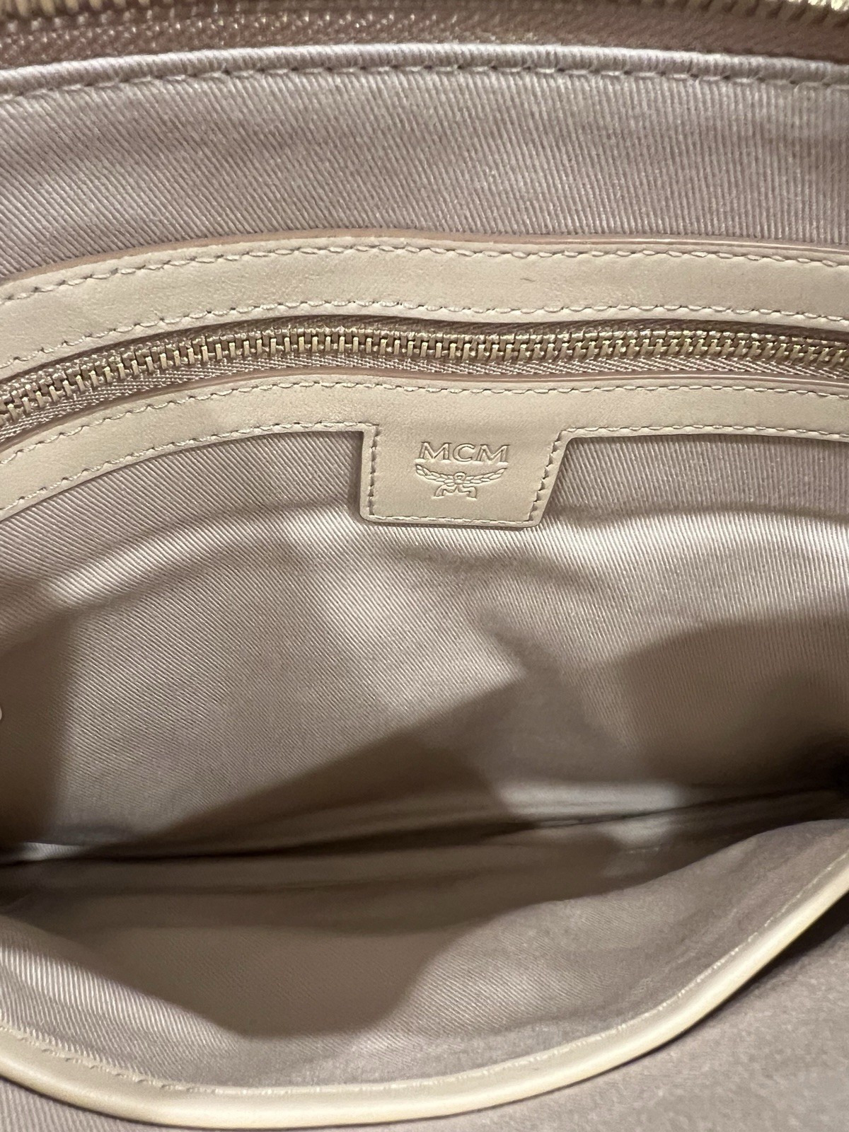 MCM Visetos metallic pouch or crossbody bag. image 6