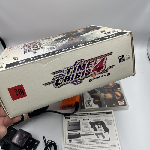 Time Crisis 4 Bundle w GunCon Box Instructions Sensors PS3 (Used) - Tested - Picture 7 of 24