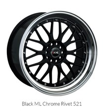 Xxr Wheels Rim 521 17x7 4x1004x114.3 Et38 73.1cb Black Ml Xxr Wheels Rim 521 17x7 4x1004x114.3 Et38 73.1cb Black Ml