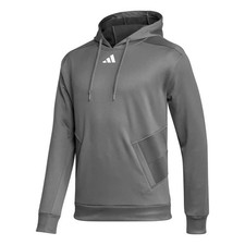 adidas Mens AEROREADY Travel Hoodie Gray Pullover Athletic Sweatshirt M L New