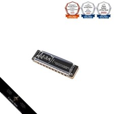 SUZUKI MANJI M-20 10-hole harmonica in Low EJapan Brand New