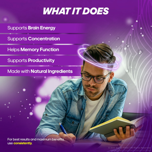 (3Pack) Neuro Speed – Advanced Brain & Memory Support for Focus & Quick Thinking - Picture 5 of 12