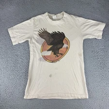 arctic fox productions shirt single stitch 70s eagle print Made In USA Adult S