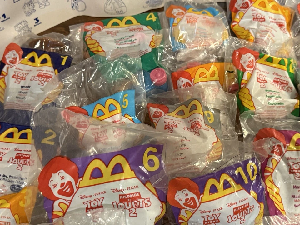 McDonald's 1999 Toy Story 2 Happy Meal Juego Coleccionable con Tarjeta de Referencia de Juguete Foto 3 de 4