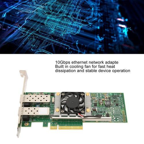 BCM57810S 10GB Dual Port SFP PCIe X8 Ethernet Converged Network Adapter With FY - Afbeelding 2 van 24
