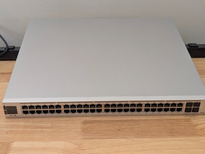 Ubiquiti UniFi USW-PRO-48-POE 48 Port 600W PoE+ PoE++ 10G SFP+ Layer 3 Switch