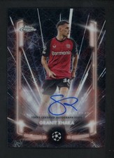2024 Topps Chrome UEFA UCC Granit Xhaka Black Lazer Auto