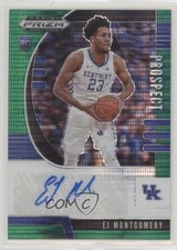 2020 Panini Prizm Draft Picks Prospect Green Pulsar 24/25 EJ Montgomery Auto 6bz