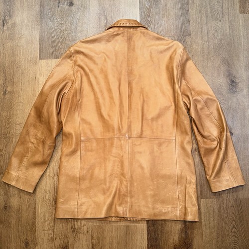 Scully Leather Jacket Blazer Coat Mens 44 Western Rockabilly Easy Rider Vintage - Picture 21 of 21