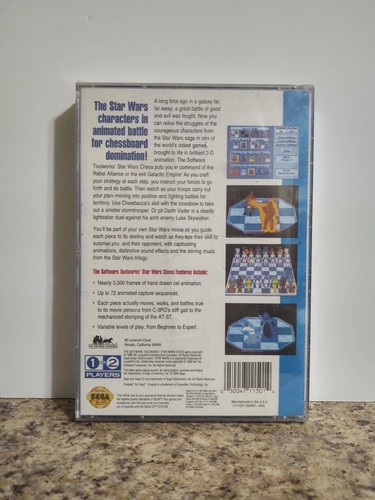 STAR WARS CHESS SEGA CD USA MEGA GAME BRAND NEW FACTORY SEALED - Picture 3 of 9