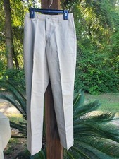 Womens Vintage Lee Riveted Jeans Tapered Leg Highwaisted Sz 16 Khaki VGC