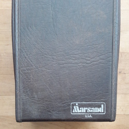 Vintage Marsand Made in USA Cassette Holder Carrying Case 10.5" long Nice - Picture 2 of 21
