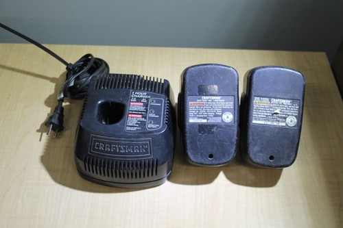 Craftsman CS1018 Battery Charger w/ 2 Batteries (see details)