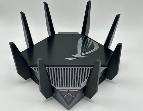 ASUS ROG Rapture GT-AXE11000 Wi-Fi 6E Router - Schwarz - Bild 2 von 8