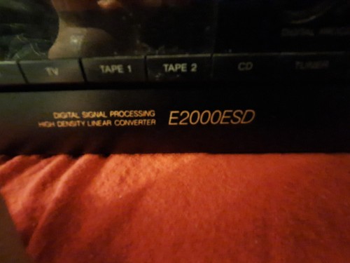 Sony TA-E2000ESD 4 Channel Pre-Amp/Processor Amplifier Original Owner Remote Man