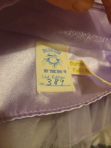 BUNNIES BY THE BAY PIXIE PRIMROSE LAVENDER DRESS BUNNY #389 Fall / Winter 1999 - Picture 6 of 16
