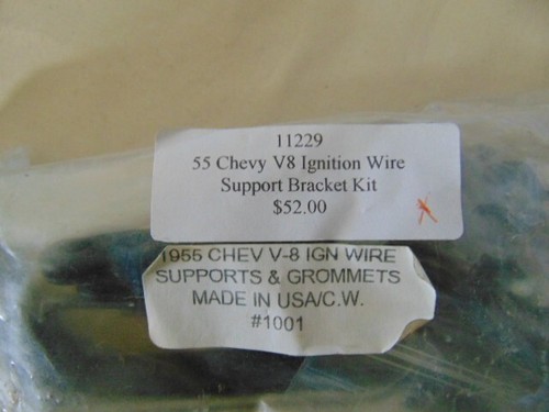 1955 Chevy/Chevrolet V8 Ignition Wire Support Bracket Kit (11229)