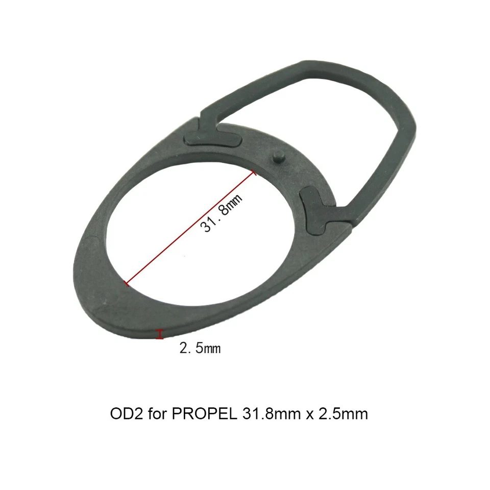 Giant Before 2018 Propel 耳机 Stem Spacer OD2 2.5 毫米 5 毫米锥形间隔器 — 第 2/4 张图片