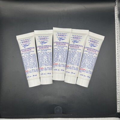 Kiehl's Ultimate Strength Hand Salve, 1.0 fl oz/30ml, Lot Of 5