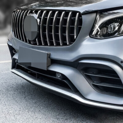 GT Panamericana Grill passend für Mercedes GLC-Klasse X253 vor 19 silver schwarz