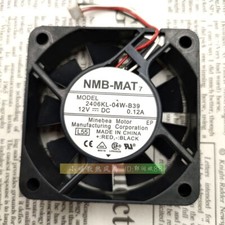 1 pcs NMB 6015 6CM 12V 0.12A 2406KL-04W-B39 Double Ball Cooling Fan