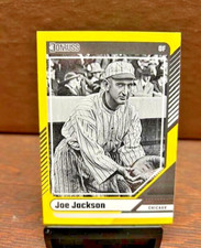 2024 Panini Donruss Baseball Joe Jackson Yellow Flood #32