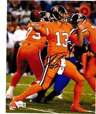 TREVOR SIEMIAN  DENVER BRONCOS   ACTION SIGNED 8x10