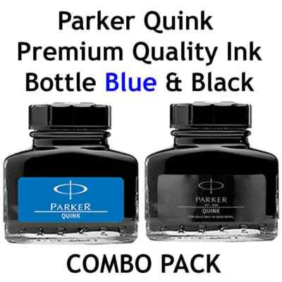 Parker Quink Fountain Pen Ink Bottle 30ml Free shipping