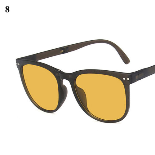 Foldable Oversized Black Flat Top Large Sunglasses Women Ladies UV400 * ♢ - Bild 20 von 25
