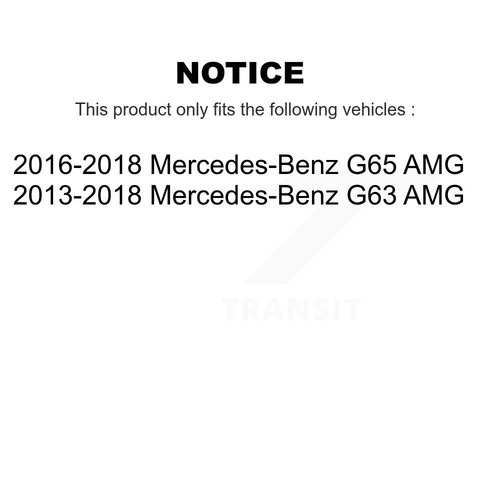 Front Rear Ceramic Brake Pads Kit For Mercedes-Benz G63 AMG G65 KTC-100511 - Picture 2 of 11