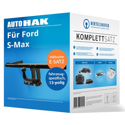 E-Satz Set kpl Anhängerkupplung starr FORD S-Max EBA NEU inkl