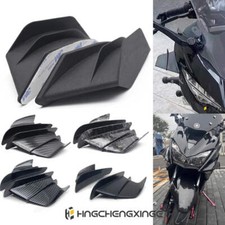 2X Universal Motorcycle Winglet Aerodynamic Spoiler Wing with Adhesive Motorcycl