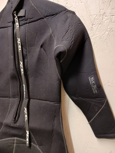 XCEL MS071402 Full Wetsuit Mens Medium Black USED IN GOOD CONDITION NSW NAVY - Picture 10 of 13