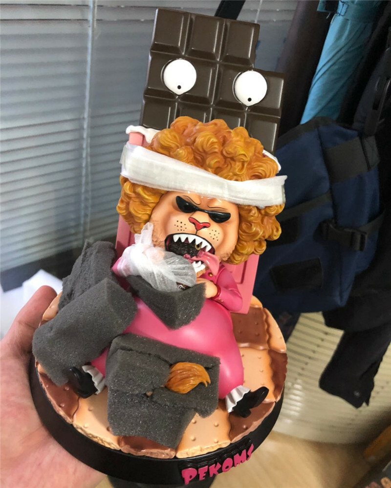 LBS Pekoms Statue Resin Figurine One Piece Model Big Mom Pirates