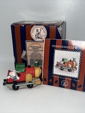 New Pennywhistle Lane ? Mouse In Train Figurine? Christmas Holiday Penny Whistle