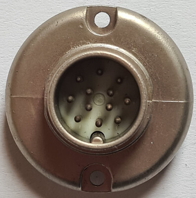 Gross-Tuchel Einbau-Stecker 3617-006, 12-polig f. Neumann SM2/SM69 Mikrofon, NOS