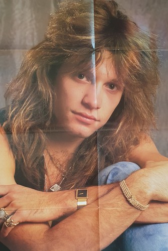 BON JOVI PATRICK SWAYZE Smash Hits Magazine 1989 Giant fold out poster Vintage - Picture 13 of 15