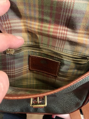 Vintage Mulberry Small Cross Body Bag/Purse Green Genuine Excellent Condition - Picture 10 of 12