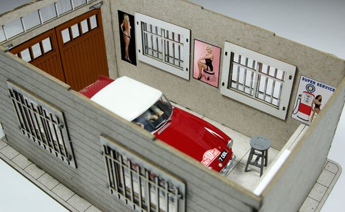 1:32 Maßstab Garage/Werkstatt-Kit für Slots - Bild 5 von 6