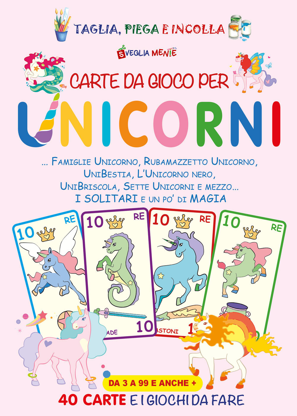 Libri Carte Da Gioco Per Unicorni. Famiglie Unicorno, Rubamazzetto Unicorno, Uni