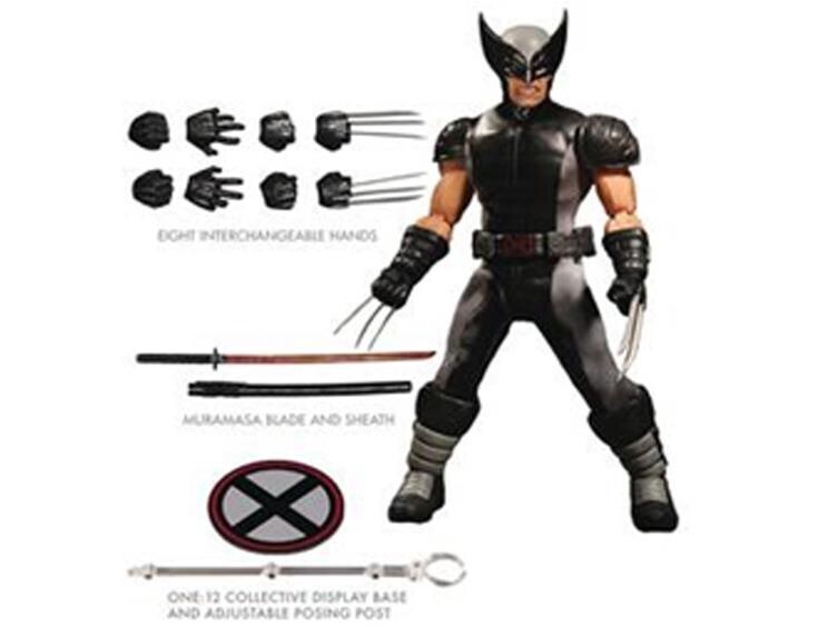 Mezco One:12 Collective Marvel Wolverine X-Force Action