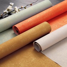 5X Chinese Letter Rice Xuan Paper Shiny Gilding Calligraphy Painting 34x138cm