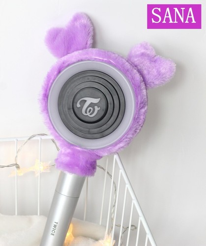 Kpop TWICE 4TH WORLD TOUR CANDY BONG Z Light Stick Lightstick Solo Copertura Peluche - Foto 3 di 20