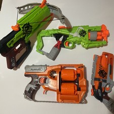 X4 Nerf Zombie Strike Flipfury Blaster - Nerf Blaster Gun- Bow Blaster- Outbreak