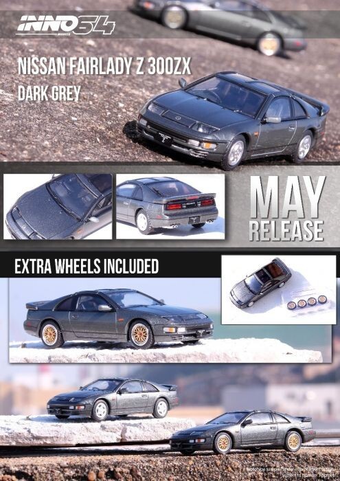 INNO64 - NISSAN 300ZX (Z32) Oxford Grey Metallic | eBay