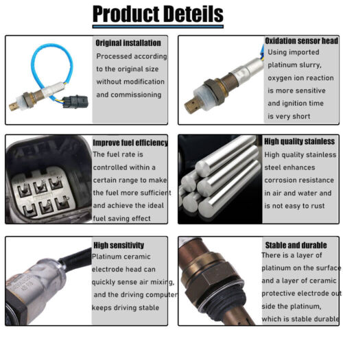 Front Oxygen Sensor 36531-RYE-A01 For Acura MDX Honda Odyssey 2007-2009 234-5053 - Picture 4 of 9