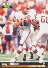Vinny Testaverde 1995 Classic Pro Line #143 Browns Football Card