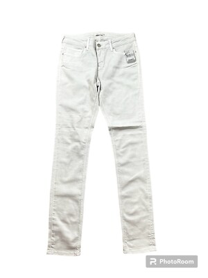 MAVI Alexa Mid Rise Super Skinny Grey Jeans Size 27 NWT